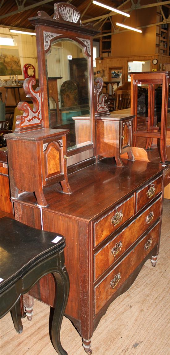 Walnut dressing table